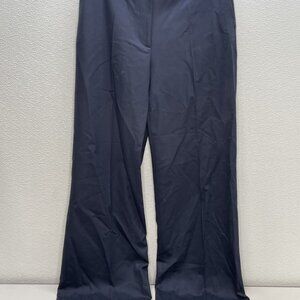 Argent Women's Seasonless Wool Wide Leg Pants – Size 10 – Navy
